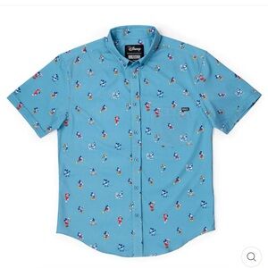 Disney RSVLT NWT Blue Shirt with Mickey Mouse Pattern
